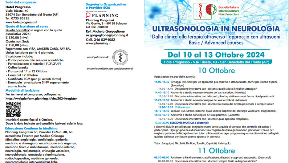 Ultrasonologia in Neurologia